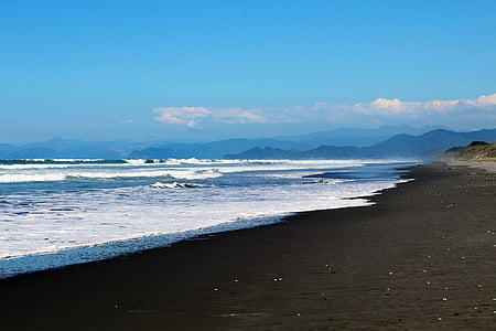 пляж, Новая Зеландия, мне?, побережье, красивый пляж, Природа, праздник