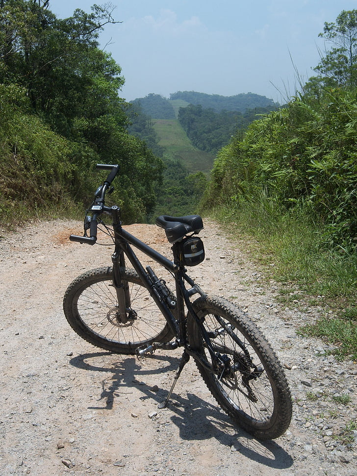 bicikl, dva kotača, priroda, zelena, zemlja, krajolik, Biciklistička staza