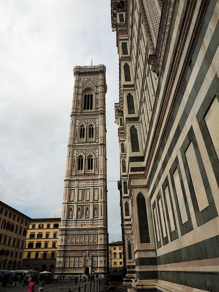 florence, tower, dom, italy, tuscany, architecture, places of interest