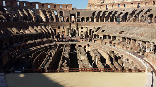 古罗马圆形竞技场, 罗马, 意大利, 体育馆, 圆形剧场, 罗马-意大利, 罗马