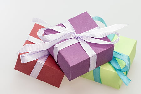 décoration de Noël, Paquets, cadeau, faites, boucle, boucle de paquet, Christmas