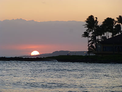 Kauai, Hawaii, spiaggia, sabbia, rocce, Costa, scogliera
