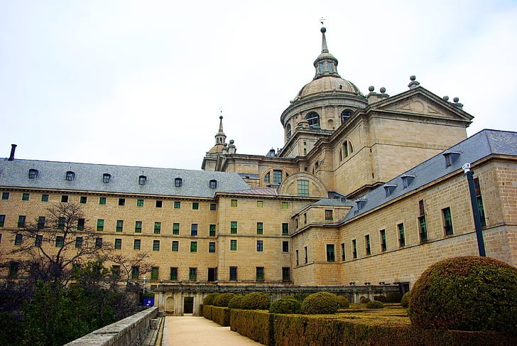 Spania, El escorial, slottsparken, monument, Museum, Palace