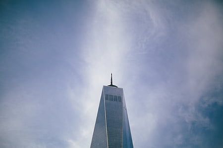 ένα παγκόσμιο κέντρο εμπορίου, 1 wtc, Νέα Υόρκη, ουρανοξύστης, μοντέρνο, ΗΠΑ, Αμερική