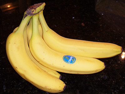 bananas, fruit, bunch, healthy, food, fresh, tropical