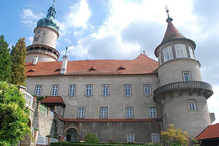 Nove mesto nad metuji, slott, arkitektur, renässansen, Böhmen