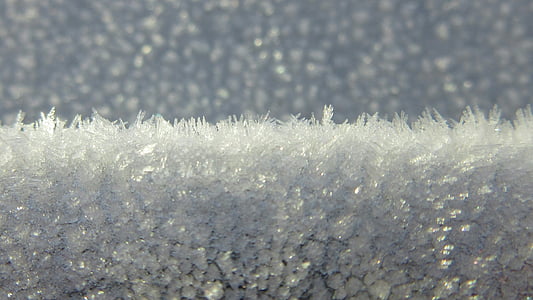 Eiskristalle, Ice, rimfrosten, kalla, vinter, kristaller, bakgrunder