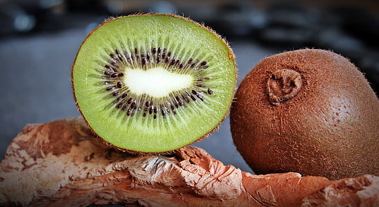 Kiwi, frugt, sund, vitaminer, mad, spise, Sød