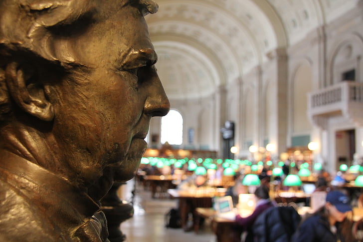 Boston, públic, Biblioteca, estudi, l'educació, històric, Monument