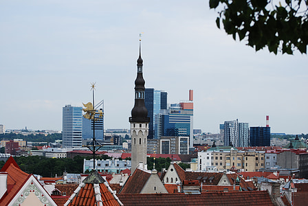 Tallinn, Şehir, evleri, Estonya