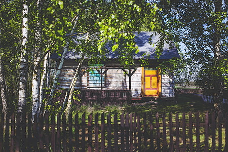 maison, Page d’accueil, Cottage, village, vieux, Vintage, bois