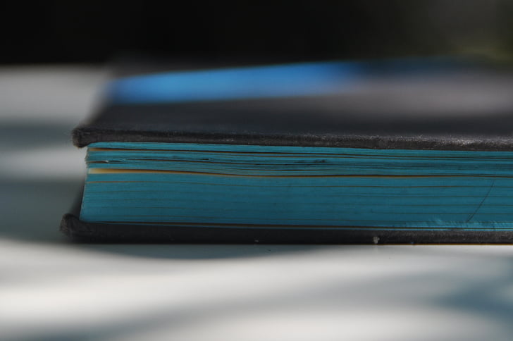 livro, páginas, azul, turquesa, literatura, páginas do livro, papel