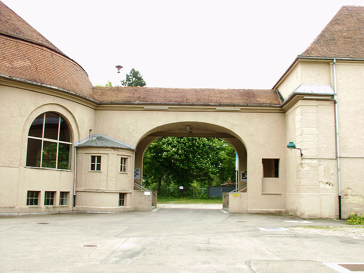 gasworks antigo, Augsburg, saída, arquitetura, 1915, preservação histórica, Museu da indústria