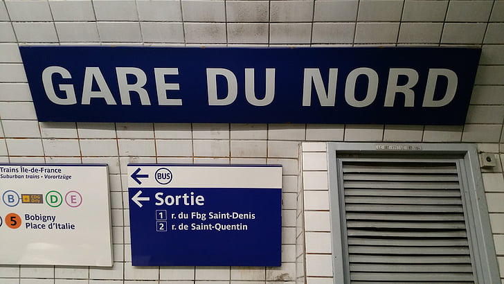 Nord, Gare, Σιδηροδρομικός Σταθμός Gare du nord, Σταθμός, μεταφορές, τρένο