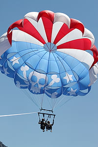 parasailing, Tahoe, kul