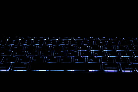 teclado, ordenador portátil, Notebook, MacBook pro, iluminación