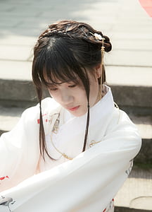 Hiina, Antiikaja, tüdrukud, lihastoonus harjutusi, Aasia, riided, Kimono