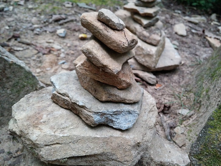 cairns, stones, stack, rocks, zen, zen-like, harmony