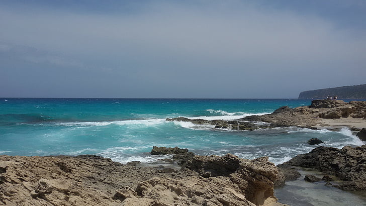 Formentera, Já?, Costa, ostrov, Horizont nad vodou, pláž, Příroda