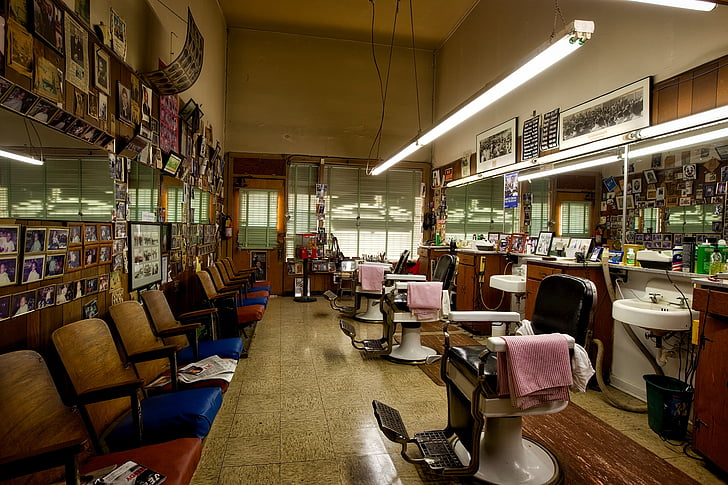 barbershop, Frisør, Salon, klipning, stil, skæring, hår