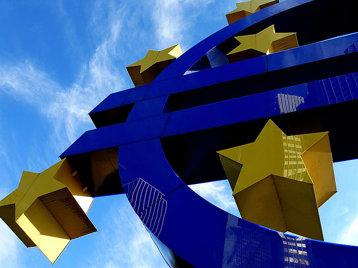 detaily, eura, Evropa, Evropská, eura hvězda, symbol měny euro, financování
