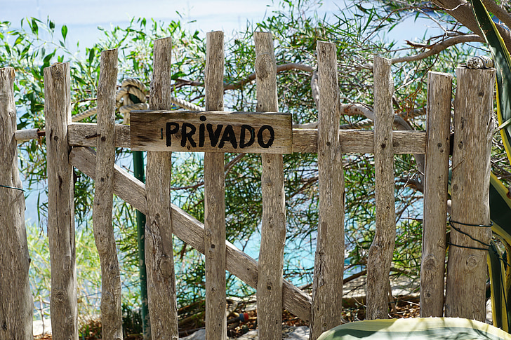 staket, barriär, privat, fängslade, avgränsning, Ibiza, egen tower