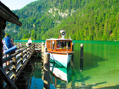 Lac, Berchtesgaden, Alpes, Allemagne, Bavière, Tourisme, montagne