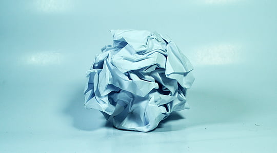 押しつぶされた紙, 紙, 押しつぶさ, 怒り, 怒っています。, 間違い