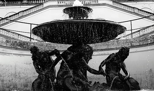 фонтан, води Ігри, крапельне, міхур, води, Кам'яна фігура, Німеччина