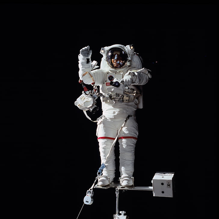 astronaut, spacewalk, space, spacecraft, tools, suit, pack
