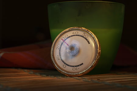 termometer, temperatur, kalla, heta, värme, mätning