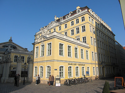 Dresden, Sachsen, gamla stan, arkitektur, byggnad, historiskt sett, staden