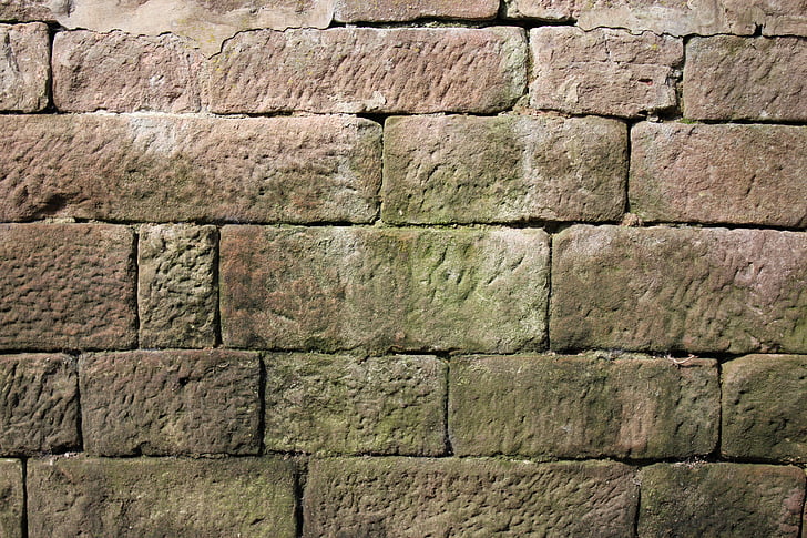 естествена каменна стена, стена, камъни, каменна стена, фон, структура, модел