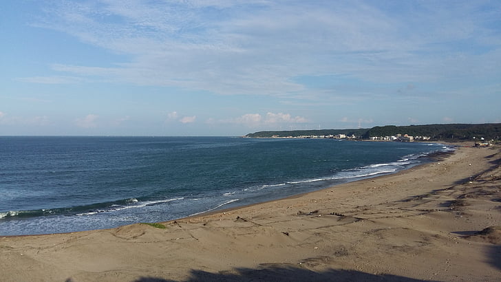 sky, beach, ocean, blue day, baiyun, hai bian, sea