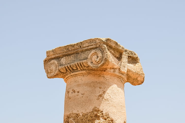 pilier, colonne, monument, reste, antique, architecture, Pierre