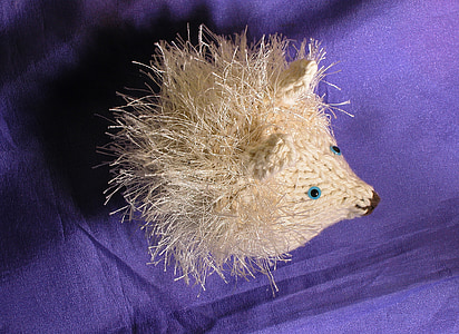 knitted hedgehog, knitting, yarn, craft, handmade, toy, stuffed