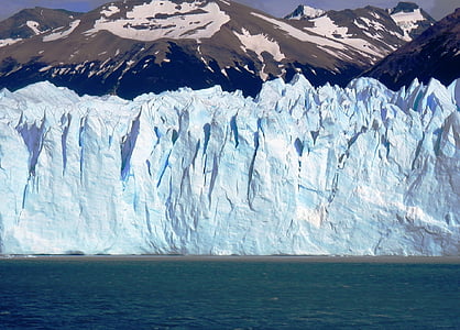冰川, 雷诺, 阿根廷, 巴塔哥尼亚, 南北美洲, 景观, 雪