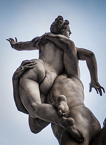 estatua de, Italia, Sabinas, Monumento, Europa, arquitectura, Italiano