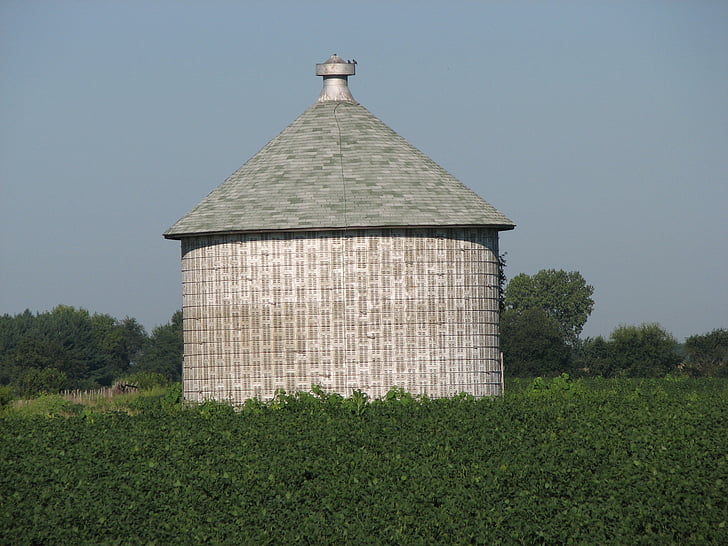 silo, domaine, Agriculture, Agriculture, rural, ferme, agricole
