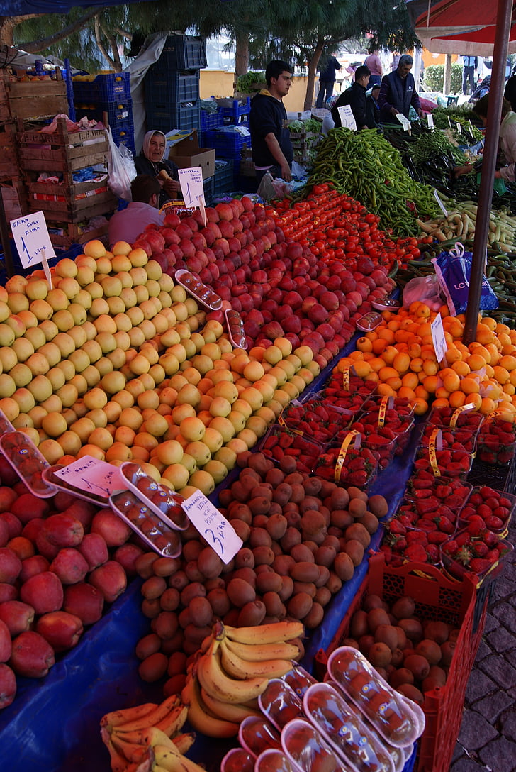 Turquie, marché, fruits