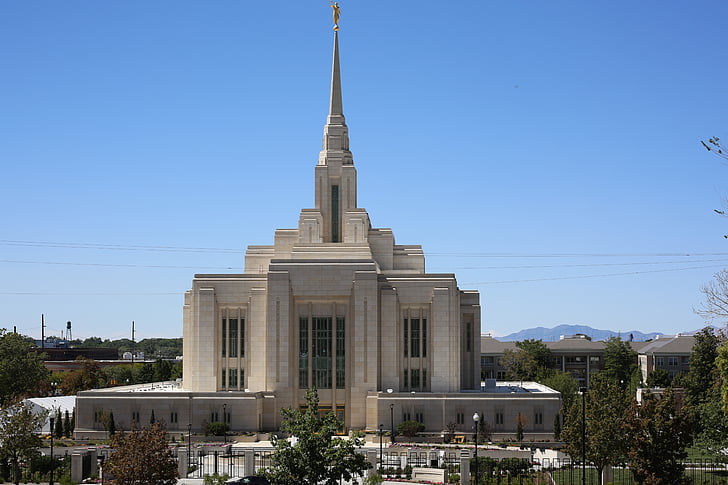 salt lake city, Église, Utah, point de repère, religieux, Mormon, religion