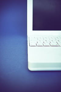 计算机, 键盘, 屏幕, 钥匙, 输入的设备, periphaerie, 白色