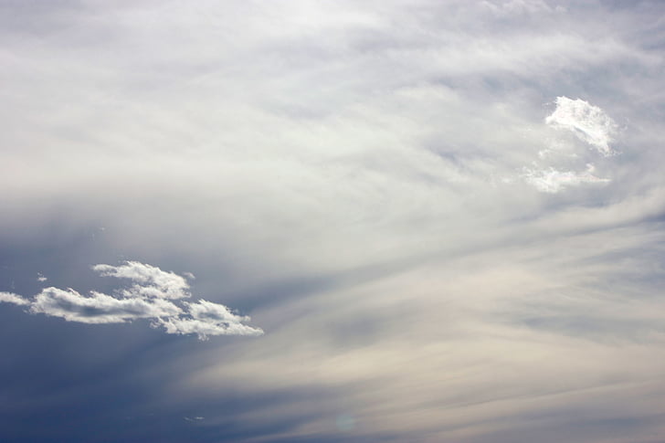 pilvet, pilvistä, taivas, public domain-kuvia, Luonto, Sää, sininen