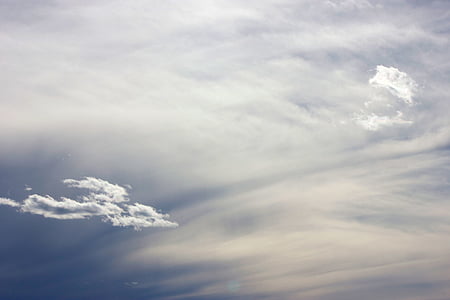 nuages, nuageux, Sky, images du domaine public, nature, météo, bleu
