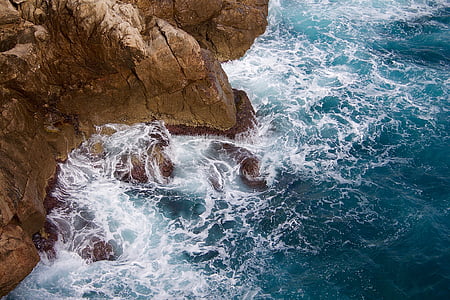 Costa, oceà, roques, Mar, l'aigua, ones