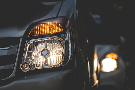 cars, close-up, headlights, lights, macro, vehicles, car