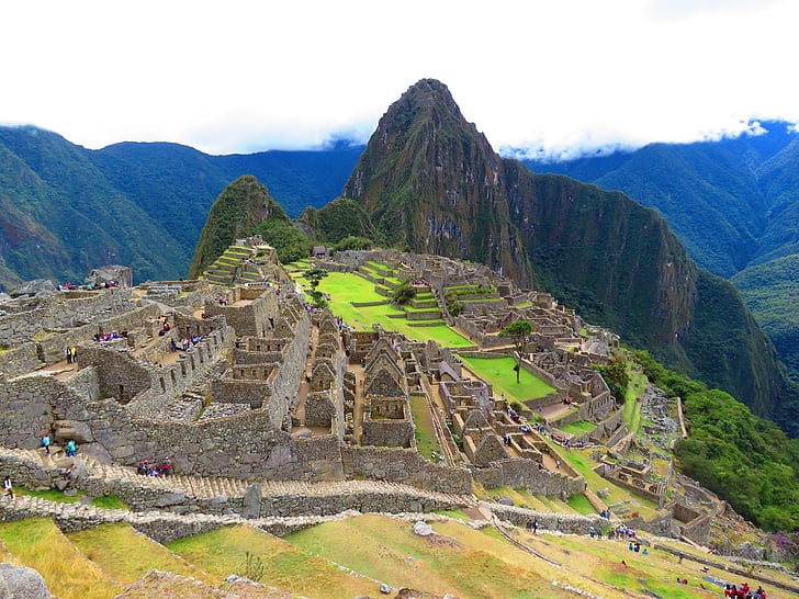 fjell, Peru, landskapet, byen, konstruksjon, Inca, Cusco byen
