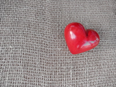 cor, l'amor, fons, sort, vermell, Romanç, dia de Sant Valentí