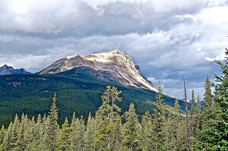 Peak, bjerge, Rockies, landskab, natur, udendørs, topmødet