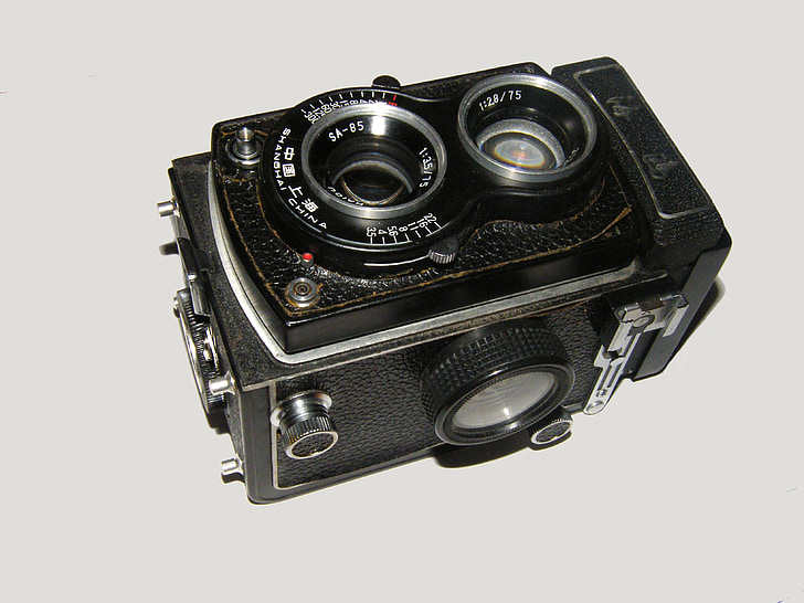 kaamera, Fotograafia, fotoaparaat, Antiik, 1958, nostalgia, foto